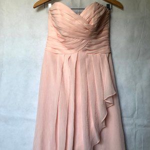 David's Bridal Pink Dress